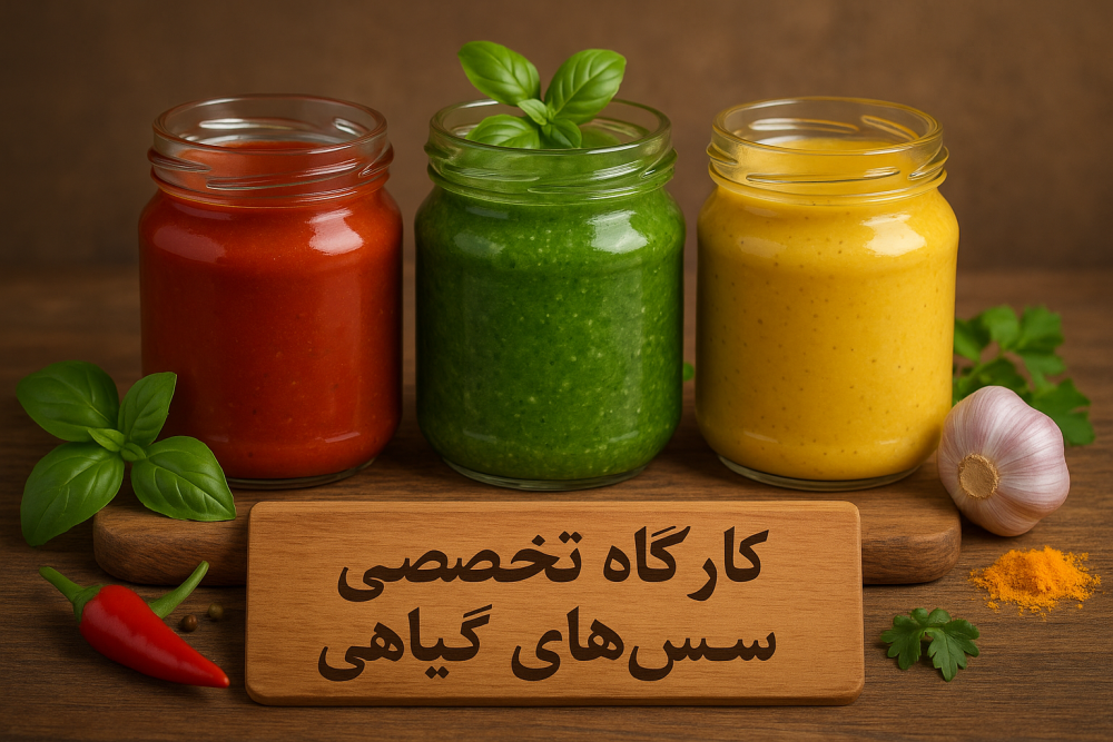 کارگاه تخصصی سس‌های گیاهی